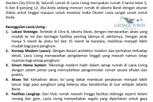 Rumah Citra 8 - Lavia Living (JakBar) 3